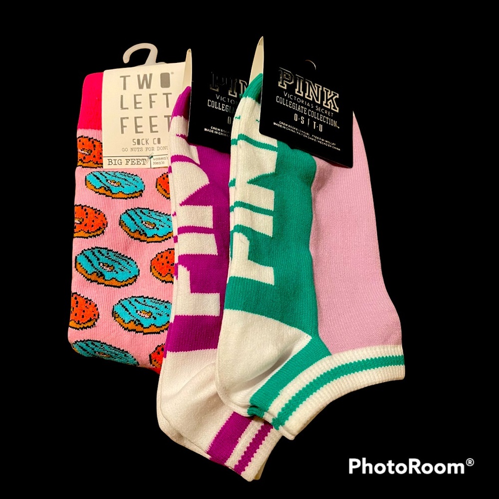 Victoria’s Secret pink socks